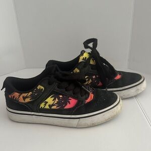 Airwalk Kids Black and Vibrant Palm Sneakers Size 2